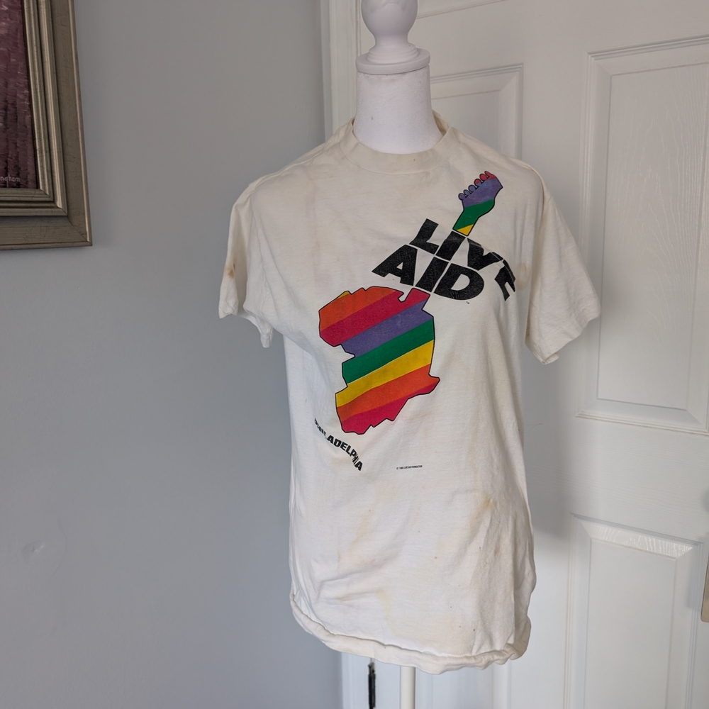 Live Aid Tee Shirt - JFK Stadium